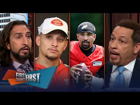 Mahomes: "Got to be better at throwing down the field," is NFC Eagles to lose? | FIRST THINGS FIRST