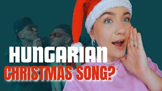 Polish Girl's Reaction to Hungarian Music - DESH X YOUNG FLY X AZAHRIAH - KARÁCSONYI DAL