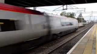 Class 390 Virgin Trains Storms Through Harrow And Wealdstone 26/10/14