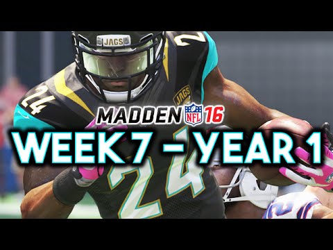 Madden 16 Jaguars Connected Franchise Year 1 - Week 7 vs Bills (London Game) (Ep.8)