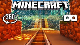 Minecraft 360° VR Extreme Roller Coaster Ride Will Trick You