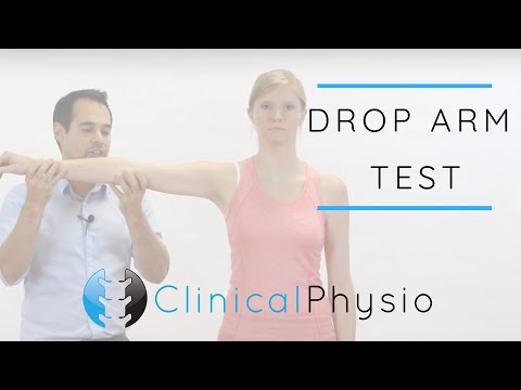 Shoulder Drop Arm Test for Rotator Cuff Tear | Clinical Physio