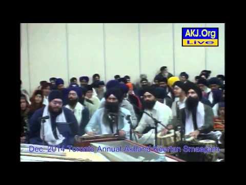 087 Toronto Dec. 2014 Smaagam - Raensabaayee Keertan - Bh. Amardeep Singh Jee CA