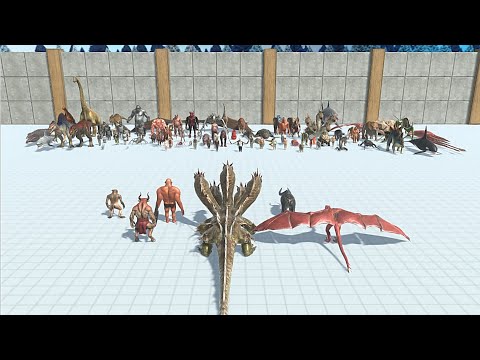 FANTASY WITHOUT DRAGON VS FACTION - Animal Revolt Battle simulator
