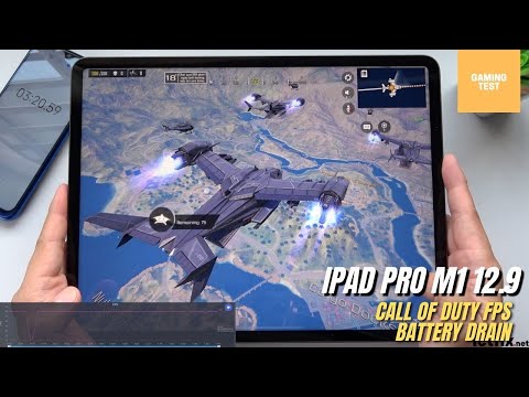 iPad Pro 12.9 2021 Call of Duty Gaming test CODM | Apple M1, 8GB RAM