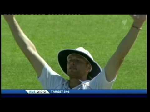 England win the Ashes 2009. Final innings highlights