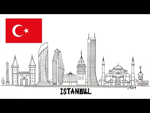 Istanbul, Turkey - City Skyline, Do you know all this buildings?