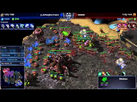Starcraft 2 HotS Cast : EinHeld Vs. Sata {Master} (TvZ) [German/1080p]