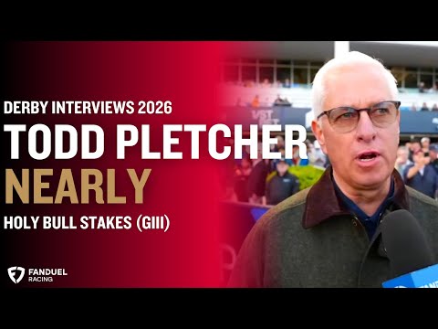 Todd Pletcher on Holy Bull (G3) 🌹Winner NEARLY