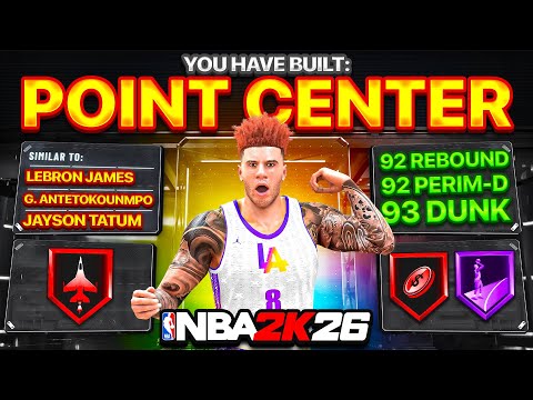 MY OFFICIAL 6'8 POINT CENTER BUILD FOR PRO AM IN NBA 2K26!