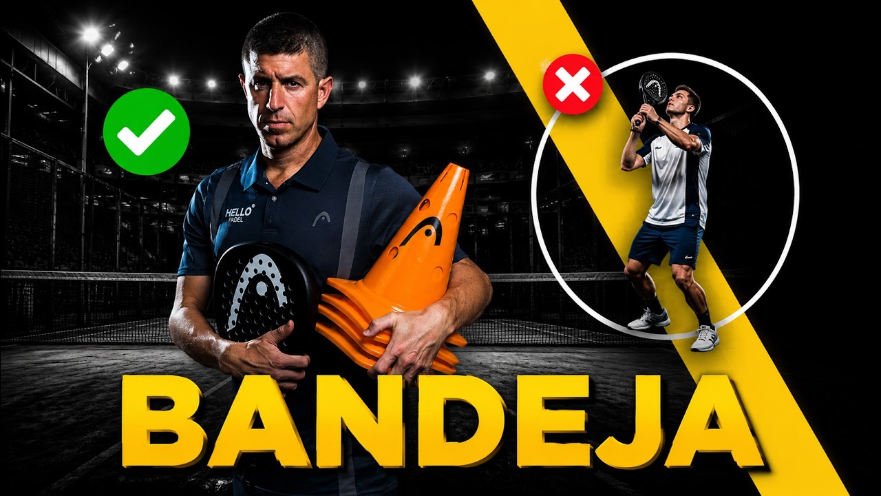Bandeja technique: footwork and arm separation