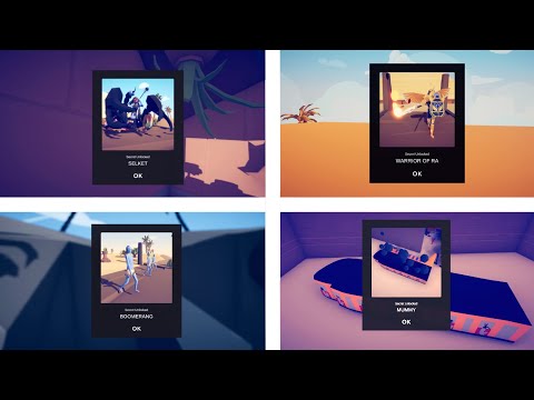 How To Unlock All NEW Egypt Secret Units in Hidden Unit Mod - Totally Accurate Battle Simulator TABS