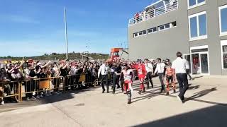 Download lagu Moment When Bagnaia Wins 2022 MotoGP Title At Valencia GP 2022 mp3