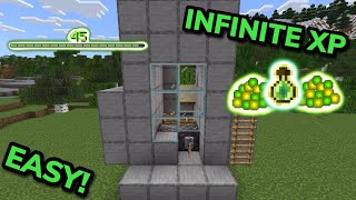 EASIEST 1.21 AUTOMATIC XP FARM TUTORIAL in Minecraft Bedrock (MCPE/Xbox/PS/Switch/PC)