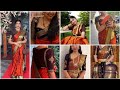Trending Rust Orange Saree Blouse Design