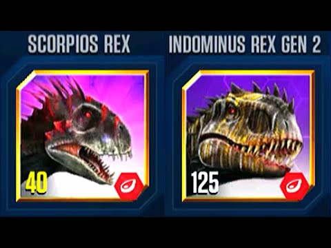 SCORPIOS REX VS INDOMINUS REX GEN 2 (JURASSIC WORLD).