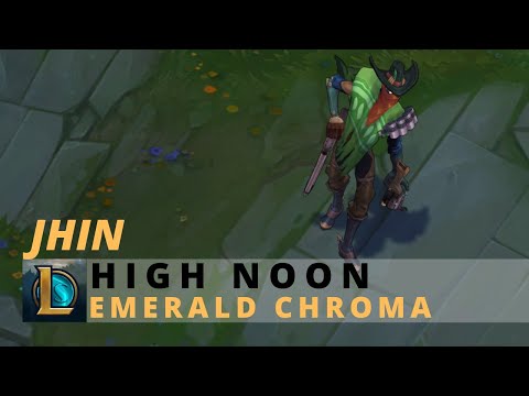 High Noon Jhin Emerald Chroma - League Of Legends