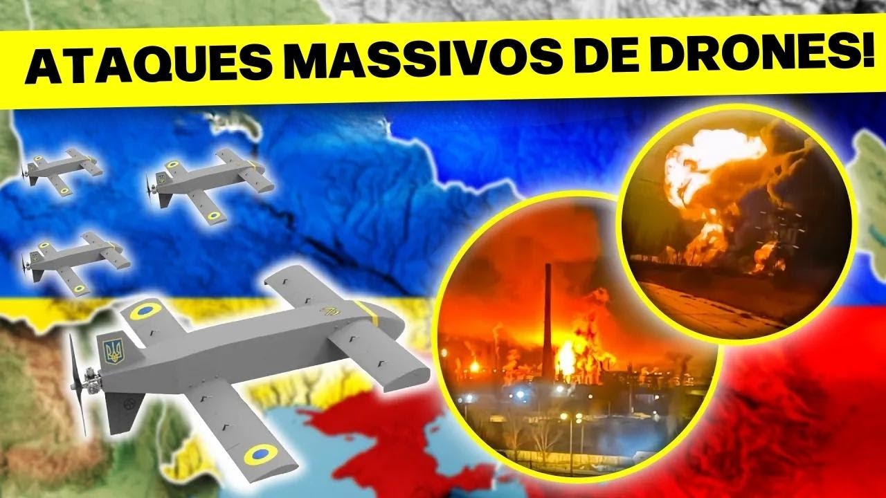 Ucrânia alcançou o impensável - Rússia em chamas