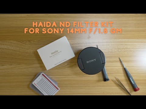 Haida ND Filter Kit For Sony 14mm f/1.8 GM, Part 1