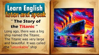 Titanic's Story: Learn English Through Stories | improve your listening | English Speaking Practice