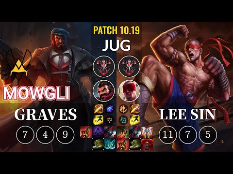 VIT Mowgli Graves vs Lee Sin Jungle - KR Patch 10.19