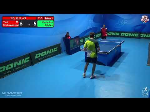13:00 Yurii Shchepanskyi 3 - 0 Vladyslav Kaluhin West 1 WIN CUP 27.10.2022 | TABLE TENNIS WINCUP
