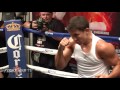 Gennady Golovkin vs. David Lemieux full video- Golovkin shadow boxing workout video