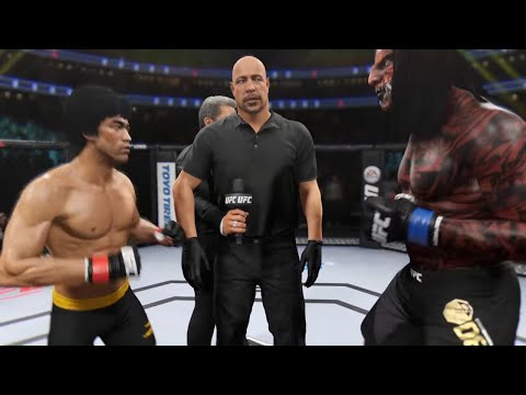 Bruce Lee vs. Crazy Demon - EA Sports UFC 2 - Crazy UFC