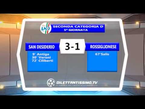SAN DESIDERIO - ROSSIGLIONESE 3-1 | SECONDA CATEGORIA D