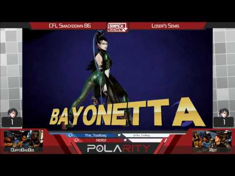 CFL Smackdown 86 - Duffo (Bayonetta, Little Mac) vs Riot (Bayonetta) - SSB4 Losers Semis