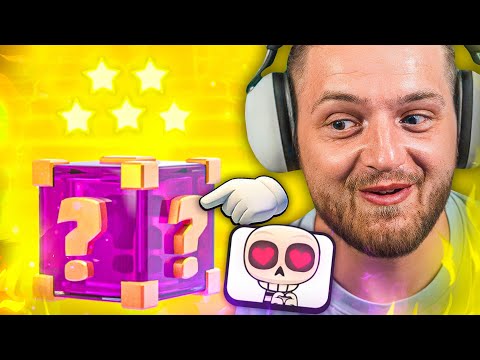 ⭐😍ZWEIMAL 5 STAR Lucky DROPS! - BESTER Loot & GOLEM lvl 14 auf F2Pass Clash Royale ACCOUNT!