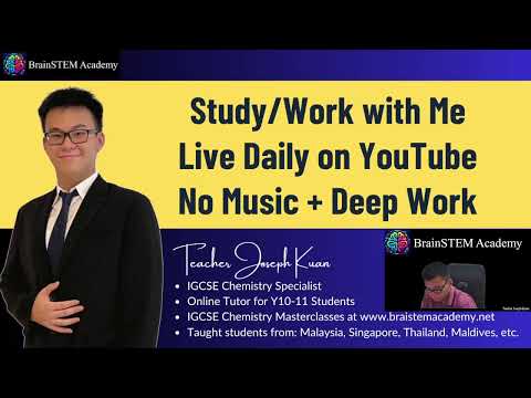 Study/Work with Me | No Music | Deep Work (Day 319)