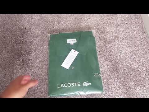 Lacoste Polo Shirt Unpacking and Sizing