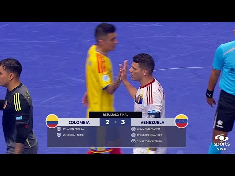 SUMMARY Colombia 2-3 Venezuela | Matchday 2 | Copa América Futsal 2026