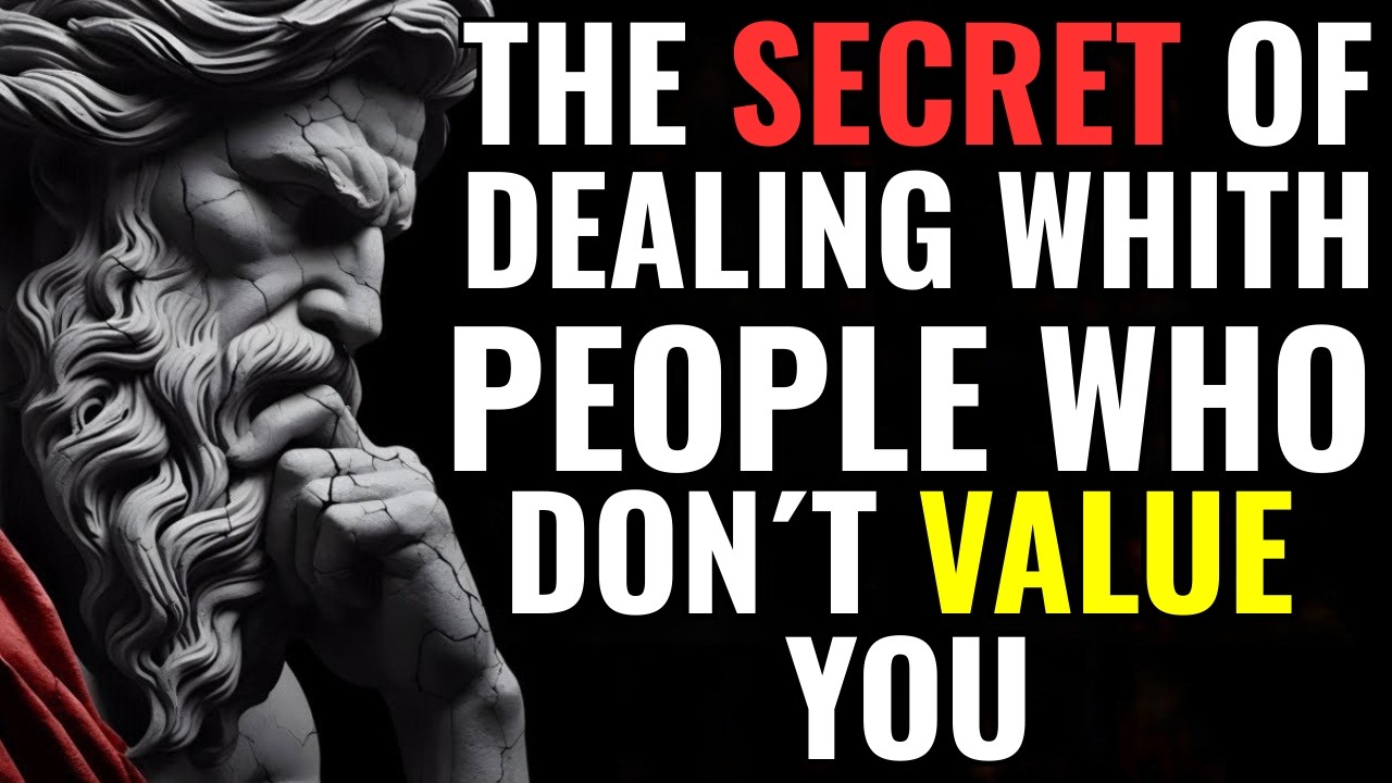 When someone doesn't value you anymore, try this simple trick and watch what happens... | Stoicism