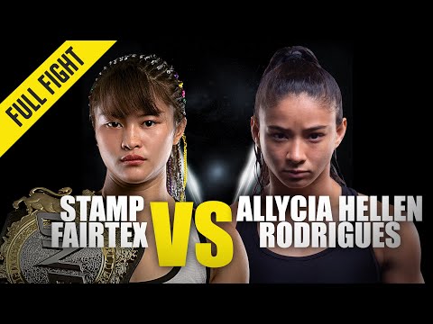Stamp Fairtex vs Allycia Hellen Rodrigues full fight