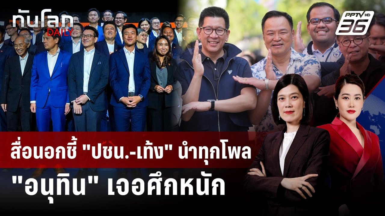 สื่อนอกรายงานเลือกตั้งไทย "ปชน." นำทุกโพล "อนุทิน" เ?