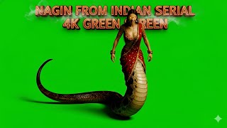 Download lagu NAAGIN FROM INDIAN SERIAL  4K GREEN SCREEN | Ultra Realistic Snake  Transformation green screen | mp3