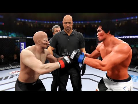 Brain vs. Dragon Lee - EA sports UFC 2 - Crazy UFC 👊🤪