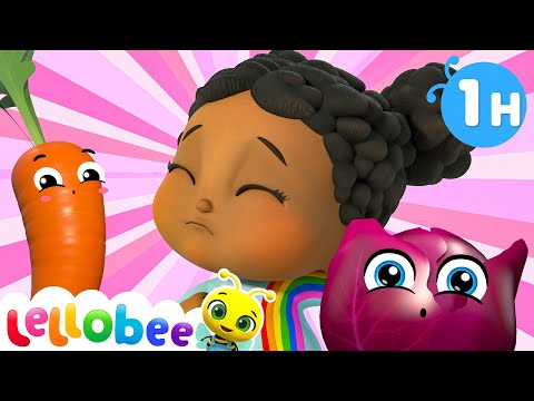 Yes Yes Vegetables Song - Healthy Habits! 🌻Lellobee City Farm - Kids Playhouse Song Mix