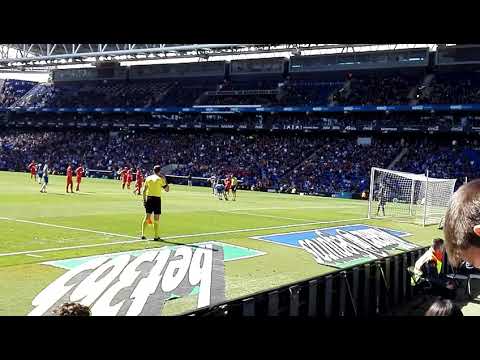 Remontada del Espanyol gol de Gerard Moreno