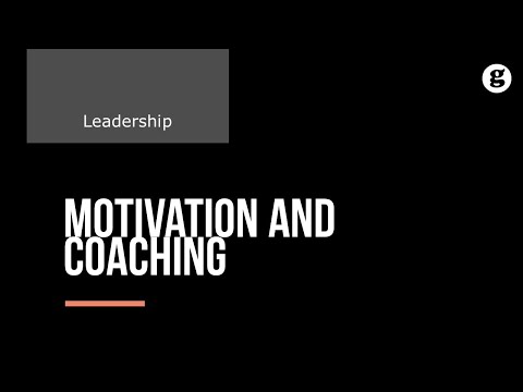 Motivation and Coaching
