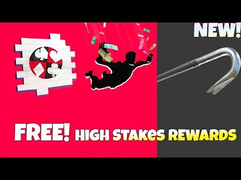 free high stakes rewards all challenges fortnite battle royale - fortnite high stakes challenges and rewards
