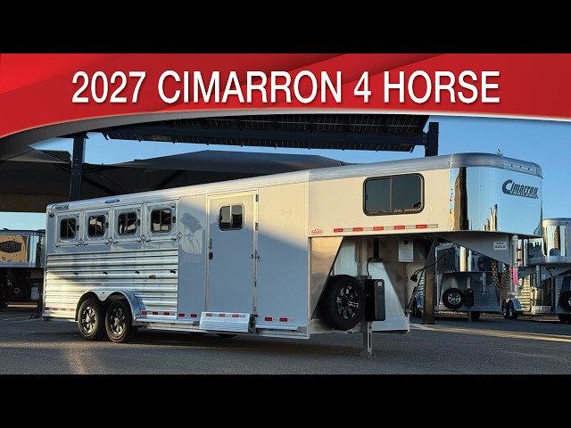 Preview image of 2027 Cimarron Norstar 4 Horse Gooseneck With The Dual Door Front Tack youtube video