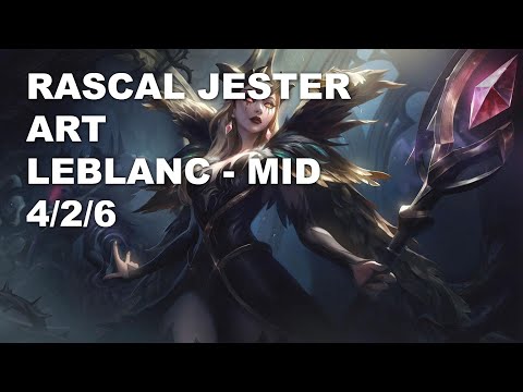 Rascal Jester Art Mid LeBlanc vs Kassadin - KR Challenger Patch 10.9