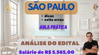 Análise de Edital: Processo Seletivo do Estado de São Paulo 2026 - FGV