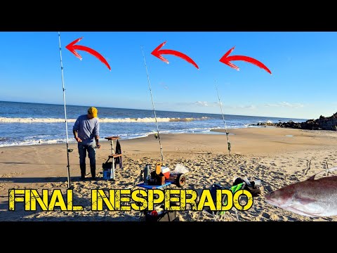 BUENA PESCA en CUCHILLA ALTA, BROTOLAS, PESCADILLAS, RONCADERAS Y MOCHUELOS con FINAL INESPERADO