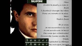 Tous les cris, les SOS - Daniel Balavoine (avec les paroles).wmv