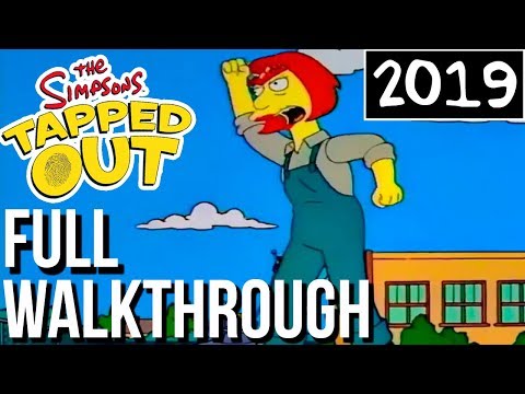 The Simpsons: Tapped Out - Groundskeeper Wilma - FULL WALKTHROUGH