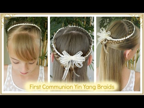 Best First Communion Yin Yang Braids / 4 Different...